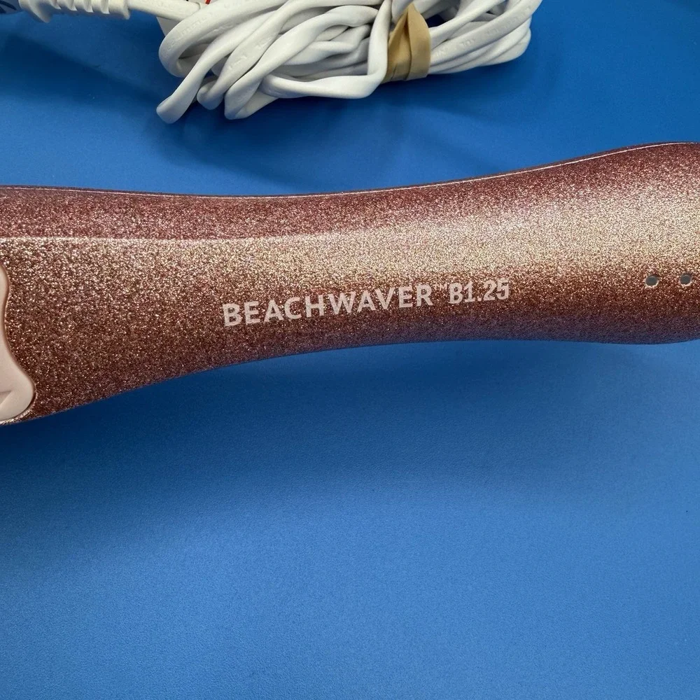 The Beachwaver B1.25 Rotating Curling Soft Pink BW17H1 Exclusive Color Glitter